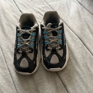 adidas Kids Black and Gray Sneakers